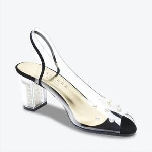NEW AZUREE CANNES women's monius heel in black